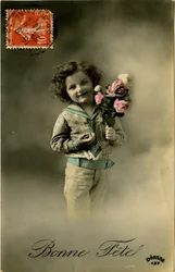 Tarjeta de Bonne fête, 1907